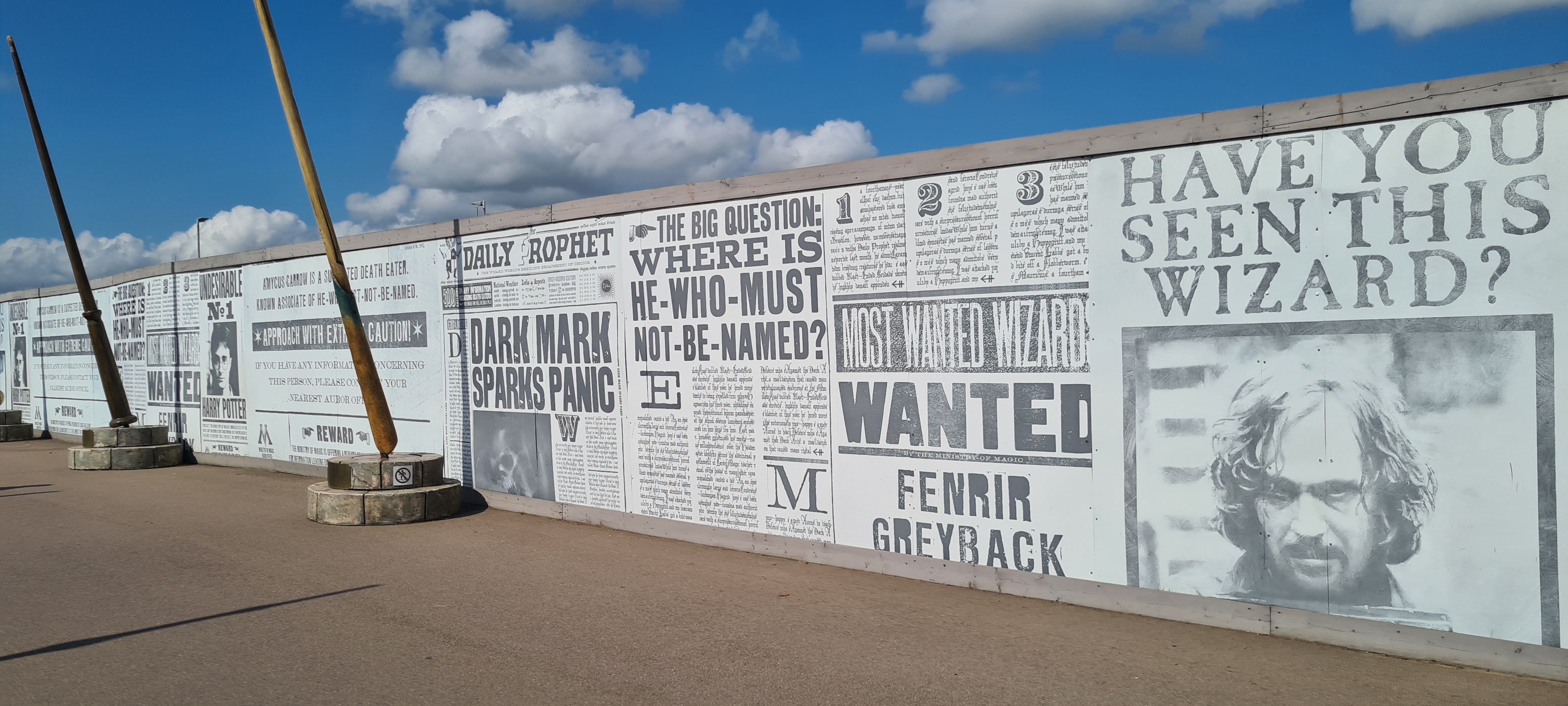 Warner Bros Harry Potter stúdió kívülről.